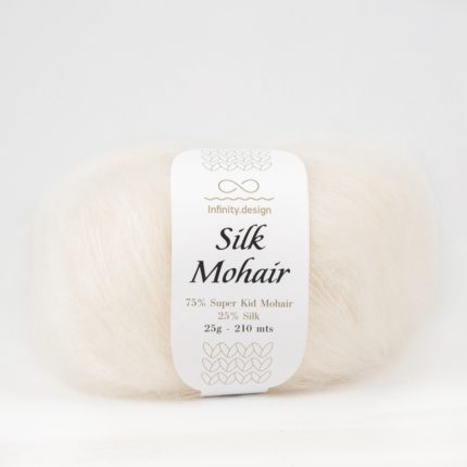 Silk mohair, белый, цвет 1001
