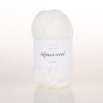 Alpaca wool, белый (цвет 1001)