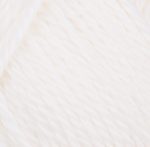 Alpaca wool, белый (цвет 1001) — изображение 3