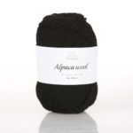 Alpaca wool, черный (цвет 1099)