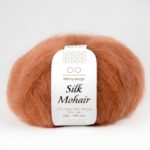 Silk mohair, охра, цвет 2355