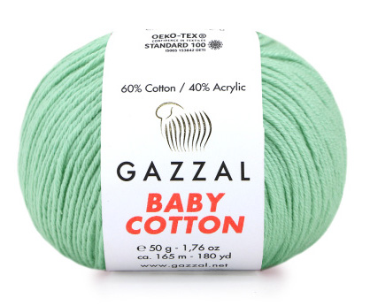 Baby Cotton цвет 3425 (мятный)