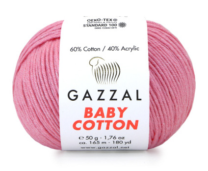 Baby Cotton цвет 3468 (розовый)