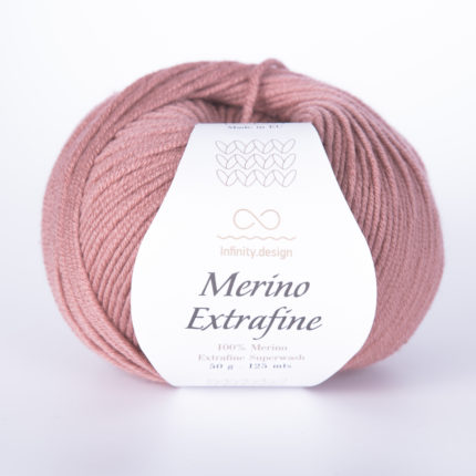 Merino extrafine, цвет 4042 (пыльно-розовый)
