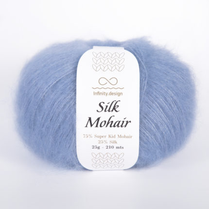 Silk mohair, джинсовый, цвет 6052