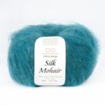 Silk mohair, петроль, цвет 6545