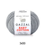 Baby Cotton цвет 3430 (светло-серый)