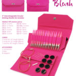 Набор спиц Lykke, цвет Magenta Blush, 12 пар спиц, в чехле из искусственной кожи