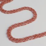 Цепь декоративная, пластик, 120 см, цвет: розовый кварц