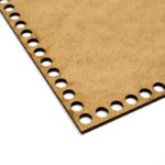 Квадратное донышко 25x25 см, дерево — изображение 2