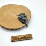 Замок портфельный, цвет черный никель