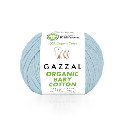 Organic Baby Cotton цвет 423 (голубой)