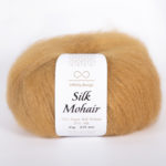Silk mohair, охра, цвет 2035