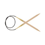 KnitPro Спицы круговые укороченные "Basix Birch" 8мм/40см
