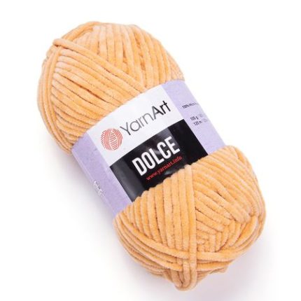 YarnArt dolce, светло-оранжевый, цвет 855