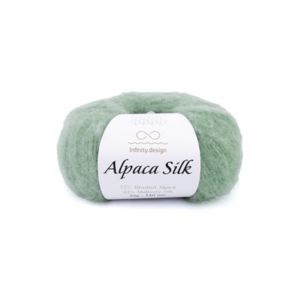 Alpaca silk, цвет 9052 (оливковый)