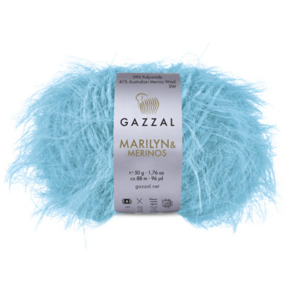 Marilyn & Merinos Gazzal, цвет 8254 (нежно-бирюзовый)